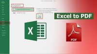 Cara Merubah Excel ke PDF