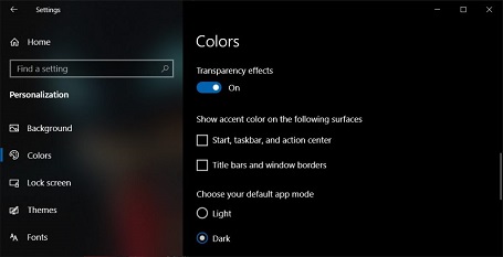 Cara Dark Mode Windows 10