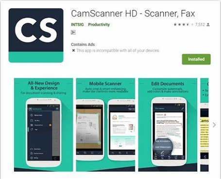 Aplikasi CamScanner