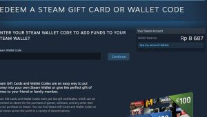 Cara Redeem Steam Wallet