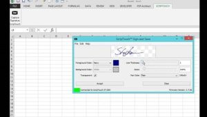 Cara Tanda Tangan di Excel