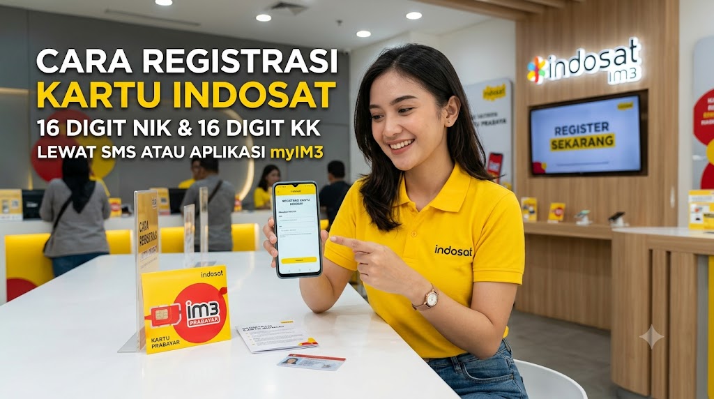 Cara Registrasi Kartu Indosat