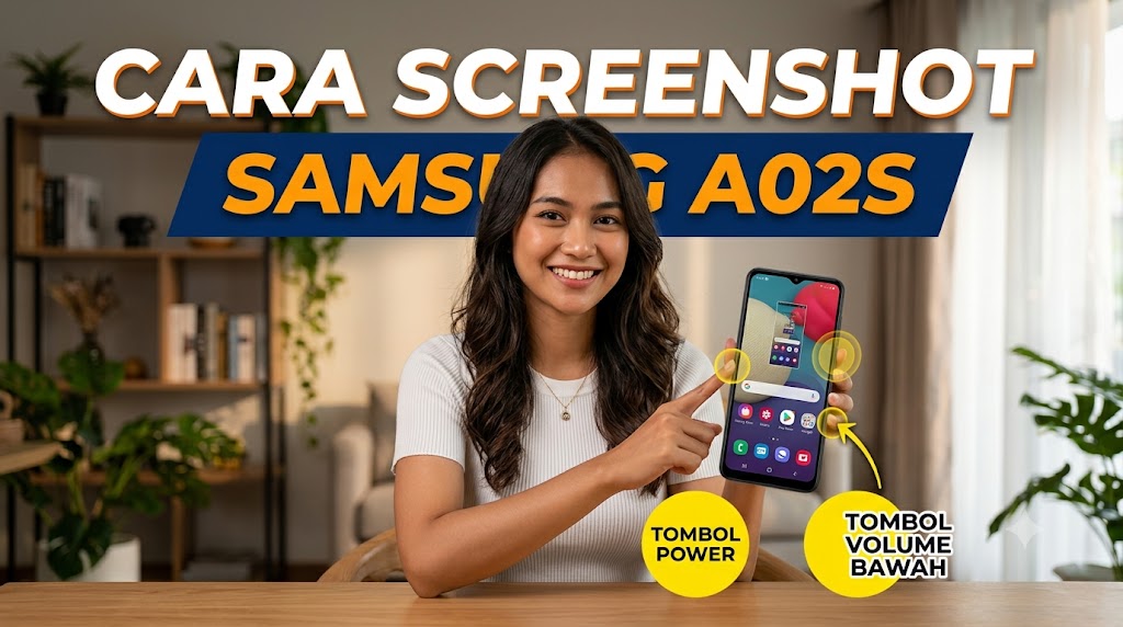 Cara Screenshot Samsung A02S